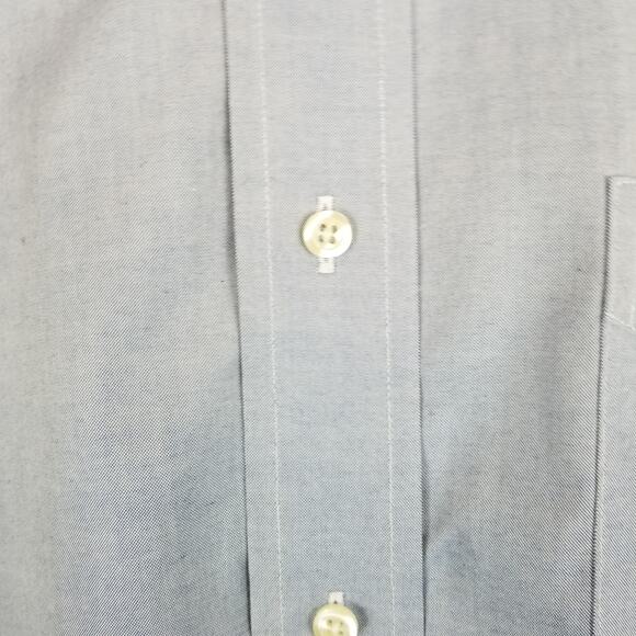 Brooks Brothers Men's 100% Cotton Non Iron Light Blue Dress Shirt M 15.5 - 35 - Picture 4 of 6
